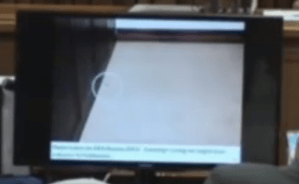 bullet casing found in hallway to bathroom