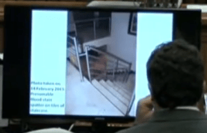 top of stairs looking down