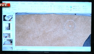 area on floor where blood was found2