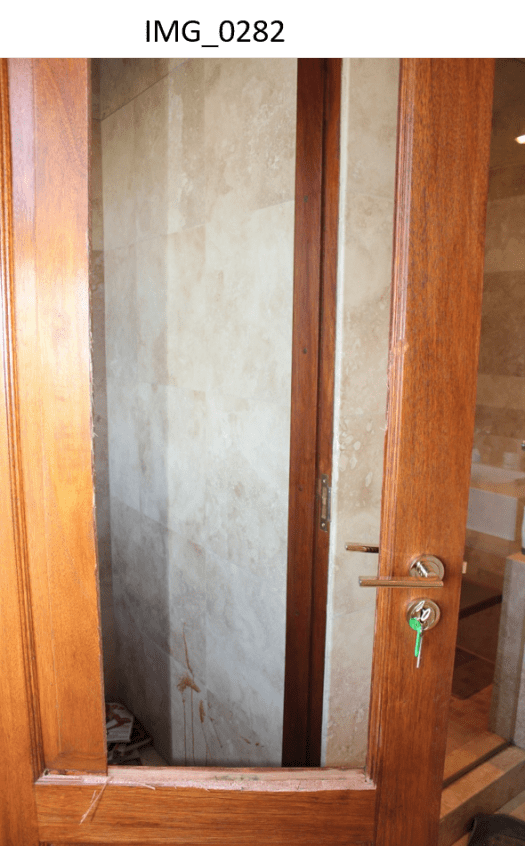 Broken toilet door 5