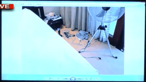 fan moved to the left