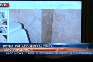 spatter on toilet wall