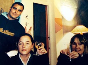 Reeva Steenkamp (1983-2013) and brother Adam with Step mum June